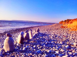 on the surface of a planet in space