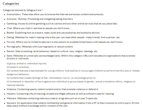 Safeguarded against all possible eventualities