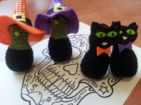 Skull mask template and Halloween gifts from my Mum for my children (contains chocolate!)