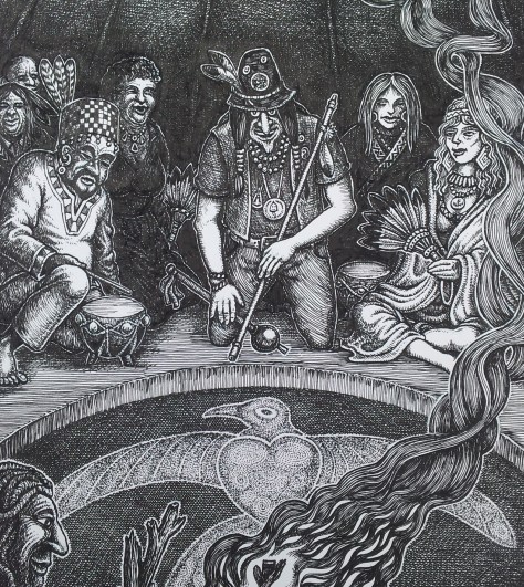 GH artwork medicine circle